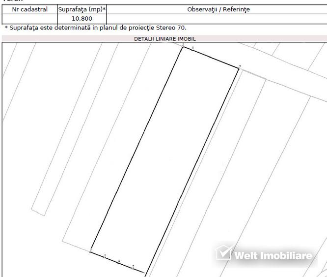 Teren 10800 mp, front 54 m in apropierea  Urbano Shopping & Living Gilau - 4