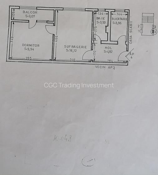Tomis Nord -Gradinita nr 51-apartament cu 2 camere - 2