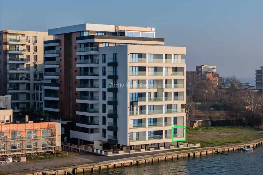 2 camere Mamaia | Private Lake- bloc 2025| Vedere frontală la lac, la 5 m de apa - 19