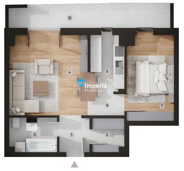 Apartamente noi, Tatarasi Kaufland, Pret Promotional! - 2