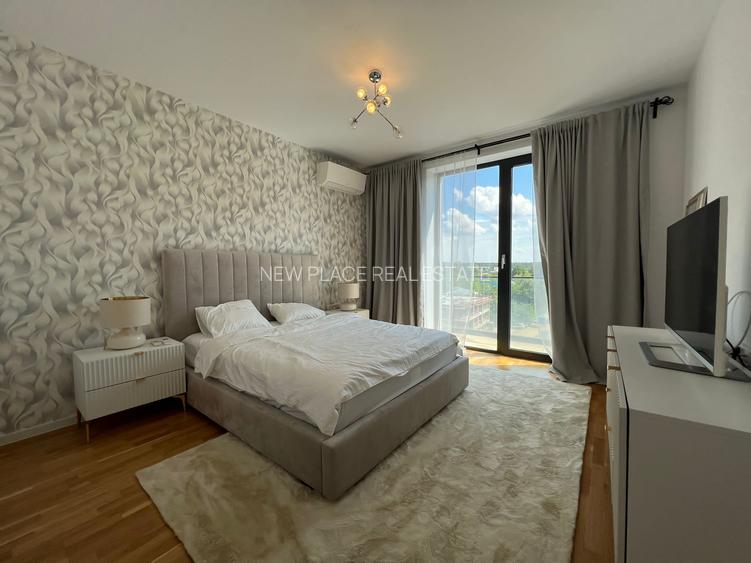 Apartament unicat | Vedere spre Padurea Baneasa | Terase de 13mp si 11mp | Lux - 9