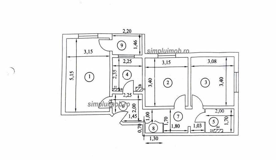 Metrou 1 Decembrie 1918 3 camere - 1