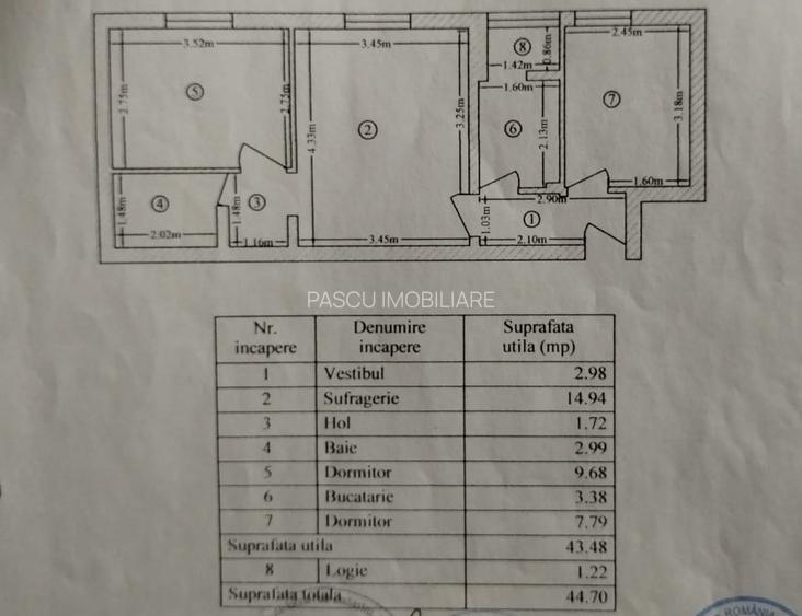 Apartament 3 camere, Ferentari, aleea Livezilor, 45 mpu, etaj 2, renovat - 2