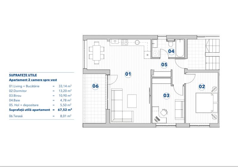 Apartament 3 camere Rediu-Popas Pacurari,finalizat,parcare,75mpcod:156666 - 8