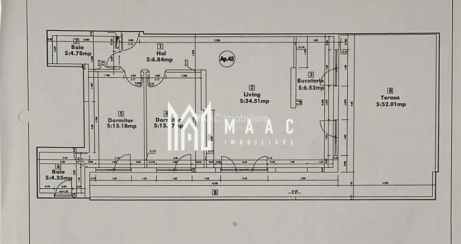 Penthouse 3 camere | 84 MPU | Terasa | Mobilat modern - 7