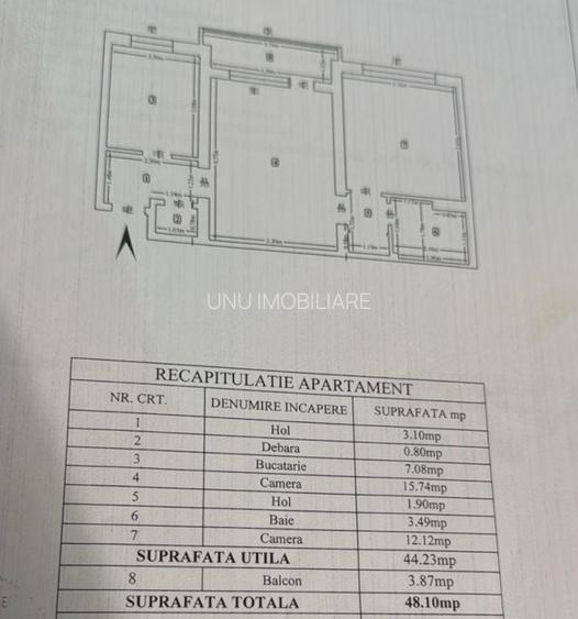 Tatarasi-Doi Baieti-2 Camere 48mp-renovat - 2