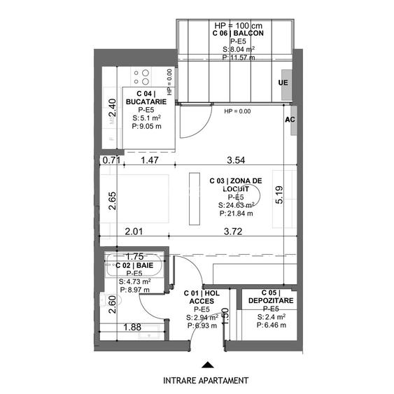 Garsoniera - Dobroesti - Direct Dezvoltaor - Comision 0% - 8