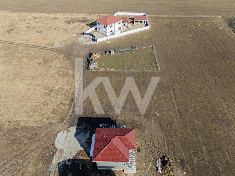 Teren intravilan 585mp Sânpetru, panoramă Lempes si padure, Comision 0%