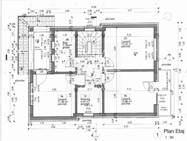 CASĂ INDIVIDUALĂ SEMIFINISATA DE VÂNZARE ÎN DEZMIR - 4 CAMERE - 500 MP GRĂDINA - 10