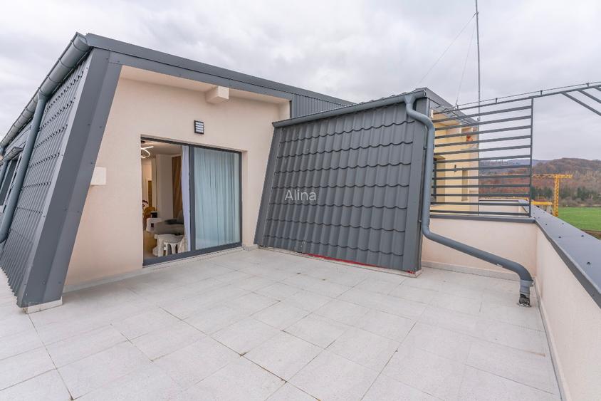 Penthouse cu terasă panoramică în Râșnov - 11
