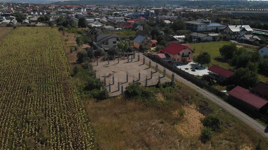 Investitie | Teren 6500 mp fundatie turnata si Autorizatie de Constructie!