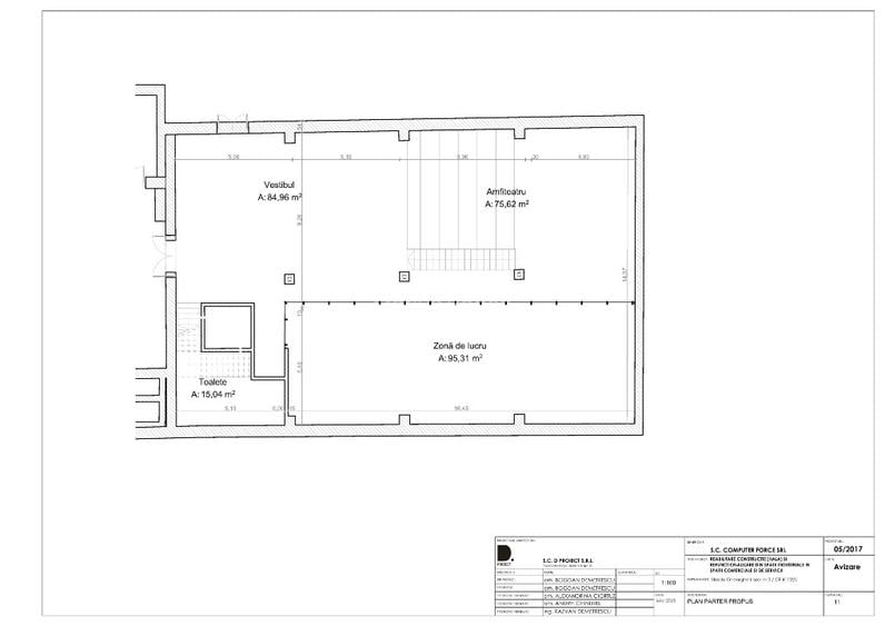 Spatiu 800 mp total, subsol, parter, etaj, in zona 0. Piata Unirii. - 12
