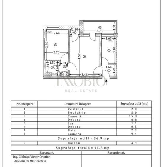 Apartament 2 camere de vanzare | Piata Amzei - Calea Victoriei - 8