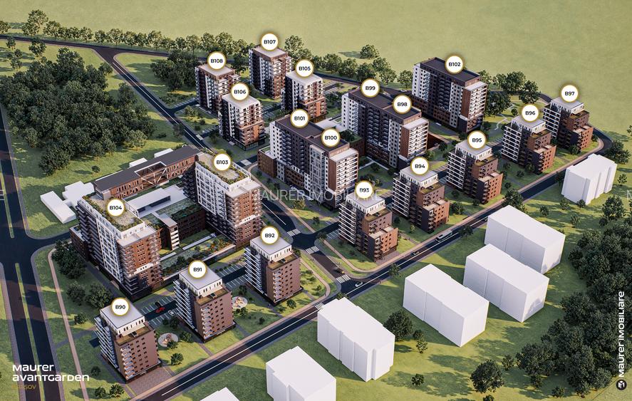 Duplex Spațios 105 mp + Terasă 30 mp FINALIZAT in Avantgarden3 Brasov - 4