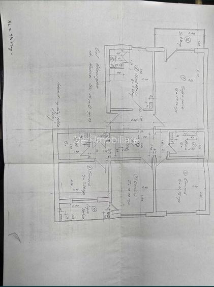 Apartament 4 camere etaj 1 str Rodnei - 6