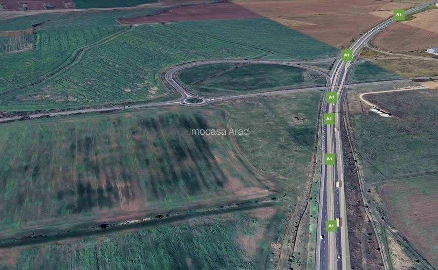 Teren intravilan cu potenzial Arad Sud, DN69, A1, Spălătorie, Service. - 3