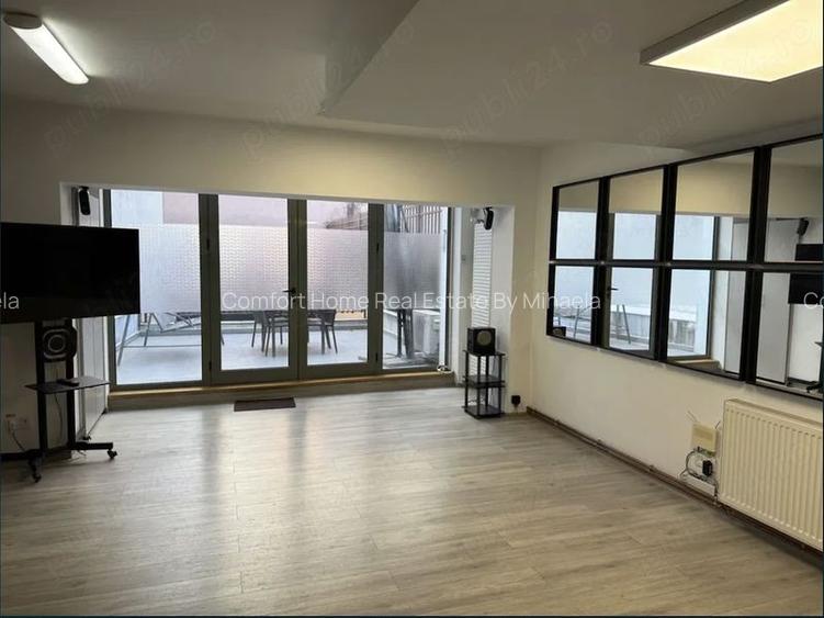 Unirii Închiriez spațiu birou recent modernizat terasa proprie 85 mp parter open - 2