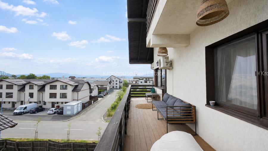 Apartament 3 camere pe doua niveluri | terasa | parcare | zona de case Tractorul - 11