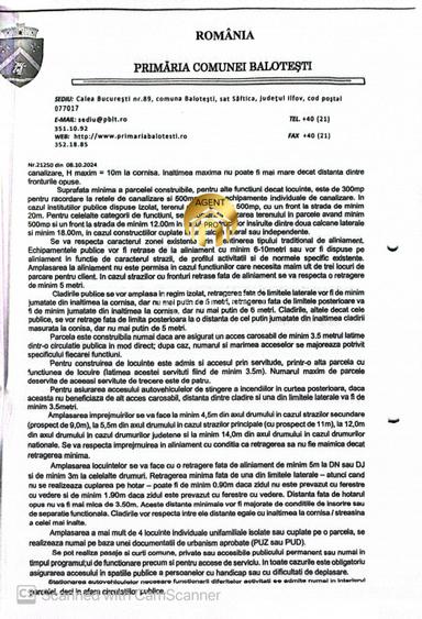 4 X Loturi Teren Intravilan in Saftica – Balotesti |  100m de DN1 - 10
