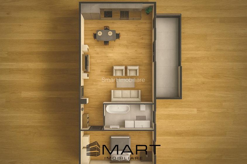 Apartament nou cu 2 camere decomandate zona Calea Surii Mici - 3