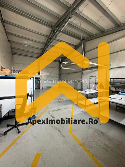 Hala Industrială Vest Ploiești 550 mp + Birouri | Parcare 20 auto | Acces TIR | - 6