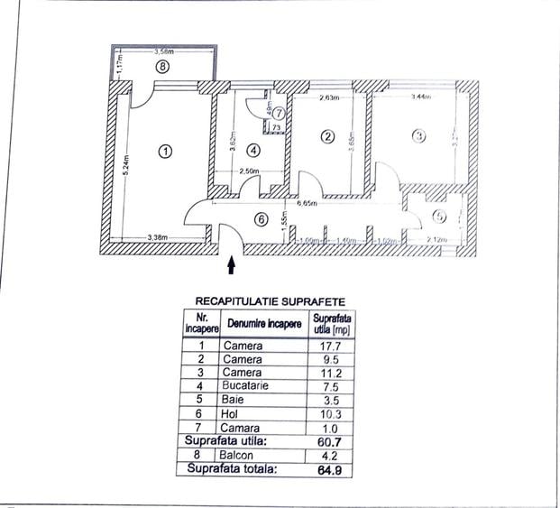 3 camere decomandat Drumul Taberei metrou Brâncuși - 10