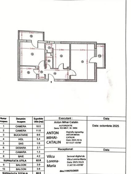 Apartament 2 Camere,Titan,Metrou 1 Decembrie 1918,Bloc 1985, Decomandat,2 balcoa - 7