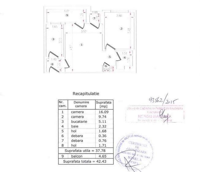 2 CAMERE || PIATA AMZEI || ROMANA || IDEAL INVESTITIE - 1