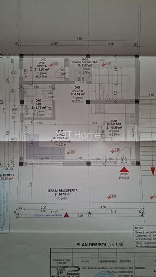 Casa la rosu– teren 706 mp – Gura Raului – vedere panoramica - 7