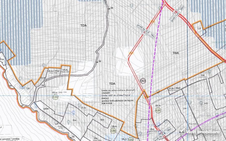 Teren Cordos, zona hale Avicola, 775 mp, extravilan Cluj, Utr - TDA  - 3