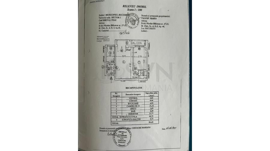 REA1028740 Apartament 2 Camere I De Vanzare I Magheru I Universitate