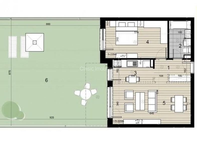 Vanzare apartament 2 camere de LUX cu gradina Centru The Office, Cluj-Napoca - 8