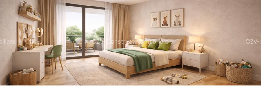 Apartament 2 camere, bine proporționat, cu balcon mare și lumină naturală - 4