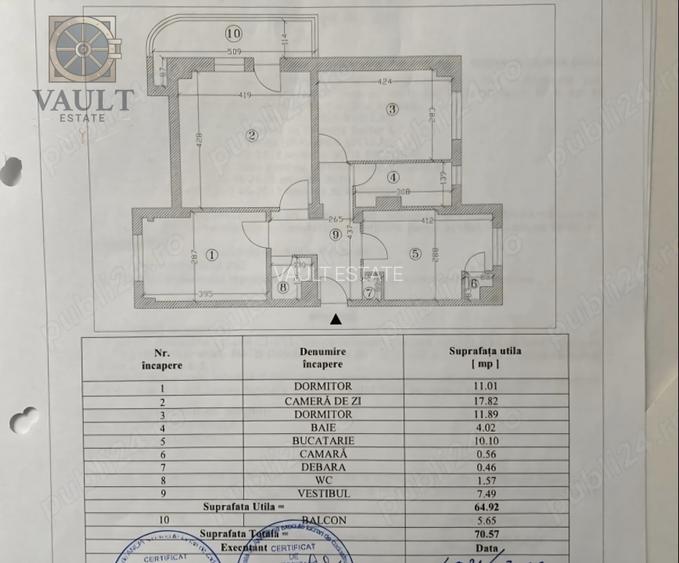 Apartament 3 camere decomandat - zona Tineretului - 1