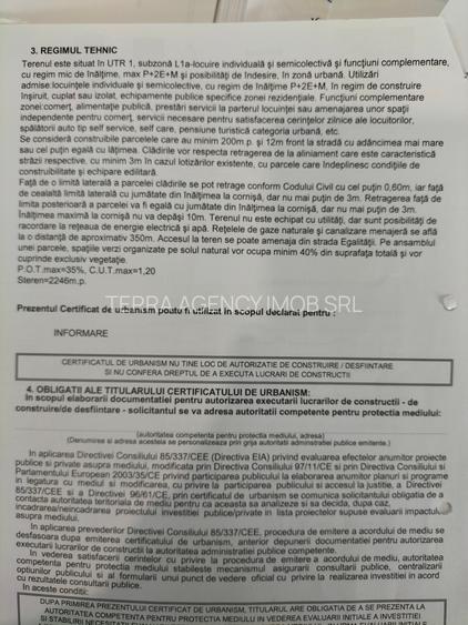 De vânzare - 2 loturi teren intravilan în Mioveni, str. Egalității. - 2