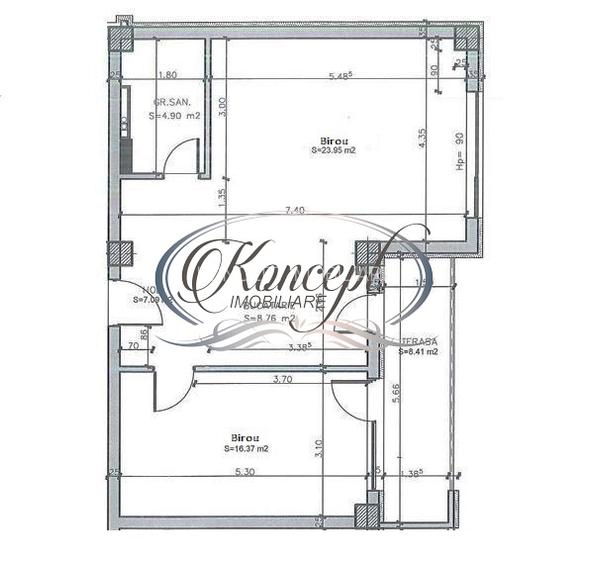 Spatiu birou cu dotari premium si parcare, semicentral - 3