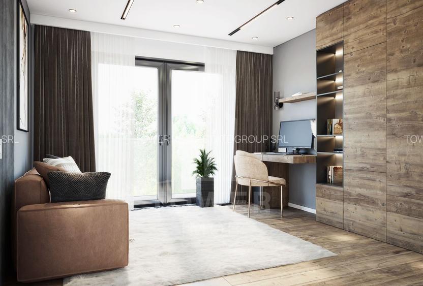 Casă modernă în Cisnădioara / Cisnădie – vedere către Cetatea Cisnădioara - 4