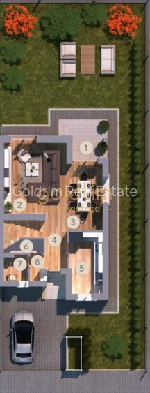 VILA NOUA/ MOBILATA/CURTE 50 mp/2 LOCURI DE PARCARE - 35