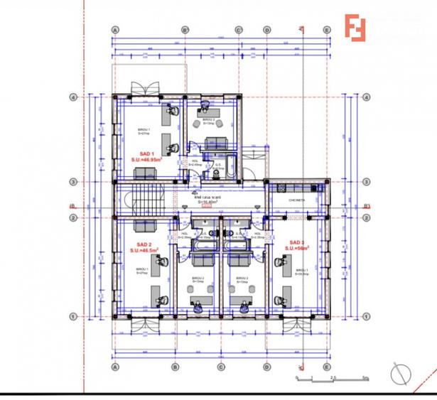 SAD de vanzare 2 camere + curte 170 mp - Mosnita - Kaufland - 2