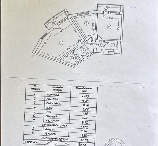 Apartament spatios cu doua camere, Brancoveanu-Nitu Vasile, 93.000€ - 8