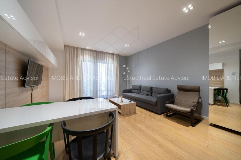 Herăstrău | Apartament elegant 2 camere de inchiriat |  Loc parcare - 3