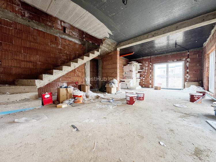 Duplex despartit prin camera tehnica, 121mp utili,350mp teren -Mosnita - 5