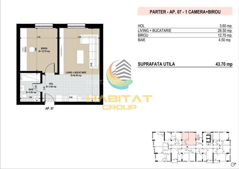 Apartament 2 Camere Sector 4 Grand Arena 43.7Mp - 1