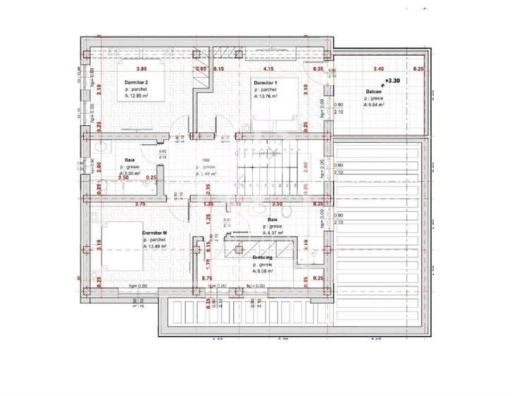 Casa individuala cu 4 camere, 130mp utili+terasa (19mp), teren 360mp - 2