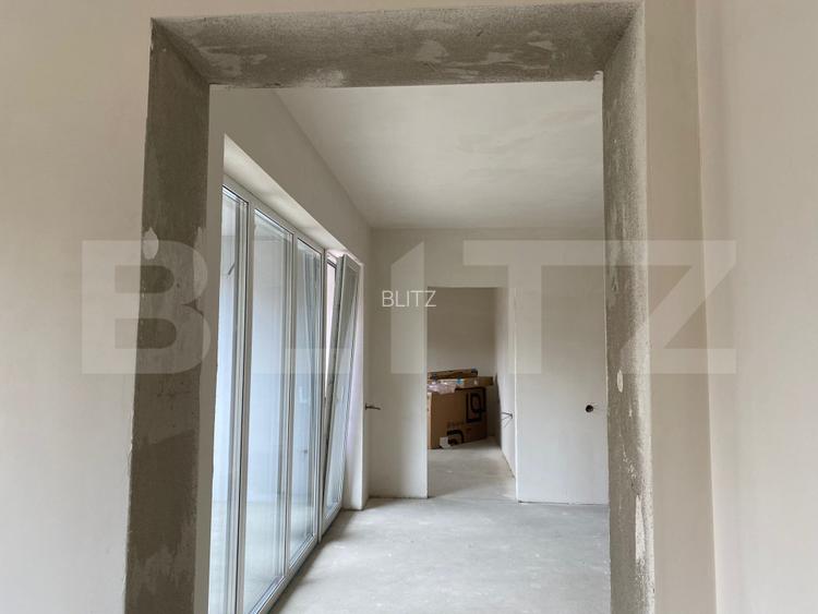 Apartament semifinisat, 3 camere, 2 bai, terasa si parcare zona Piata Abator - 2