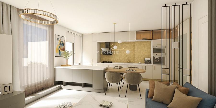 Penthouse MRS Smart 190 mp utili, terasă, parcare, mobilat si utilat - 3