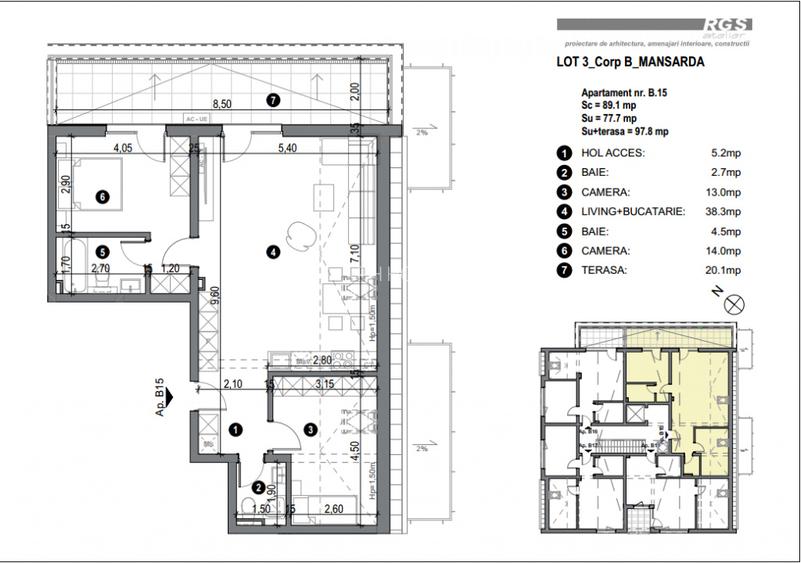 Apartamente 1-2 sau mansarda, suprafete 40-60mp, Complex rezidential Comision 0 - 18