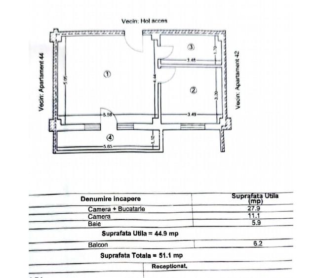 MAMAIA SAT - vizavi LIDL | 2 camere gata de mutare sau investitie - 1