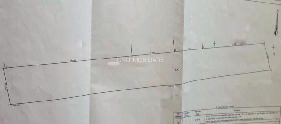 Teren intravilan 3271 mp Valea Lupului, Iași deschidere la asfalt 1 Decembrie - 2