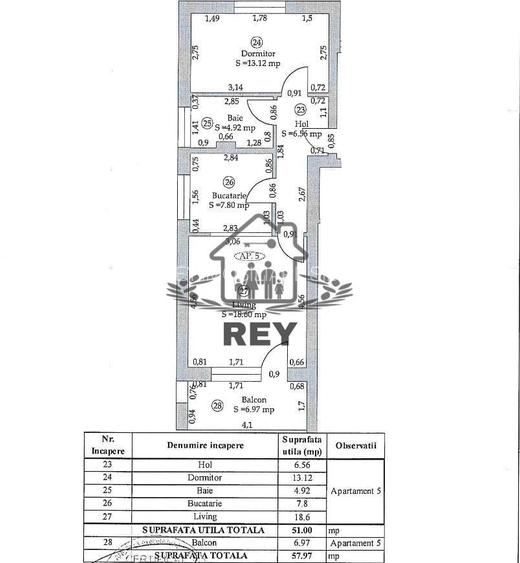 Apartament Modern 2 camere decomandat cu balcon în Cristian | Sibiu - 1